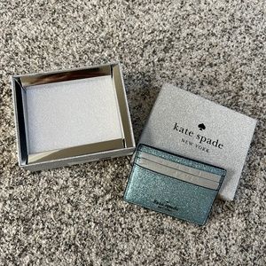 Kate Spade glittered card holder